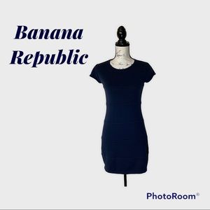 Banana Republic Navy Blue Knit Dress (S)